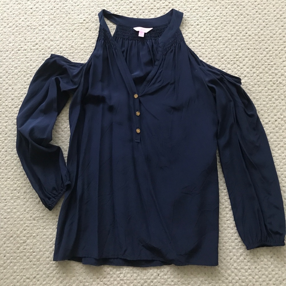 Lilly Pulitzer Cold Shoulder Top